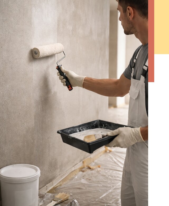 Грунтовка стен в Бугуруслане от 2242 руб. м2 — быстро, недорого, с материалом | ОТДЕЛОЧНИК-Бгр