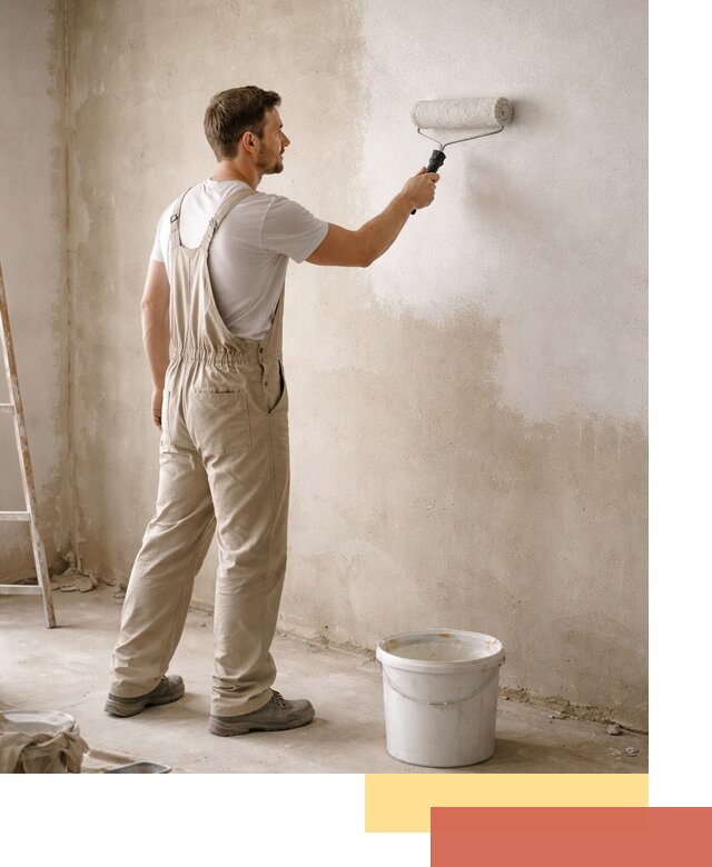 Грунтовка стен под отделку в Бугуруслане профессиональным раствором
