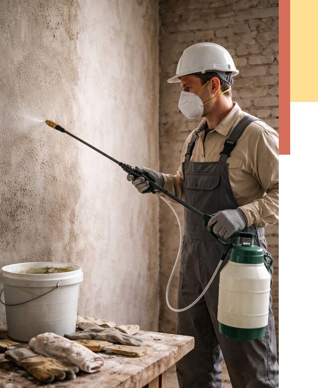 Антисептическая обработка стен в Бугуруслане от 1223 руб. — быстро и недорого | ОТДЕЛОЧНИК-Бгр