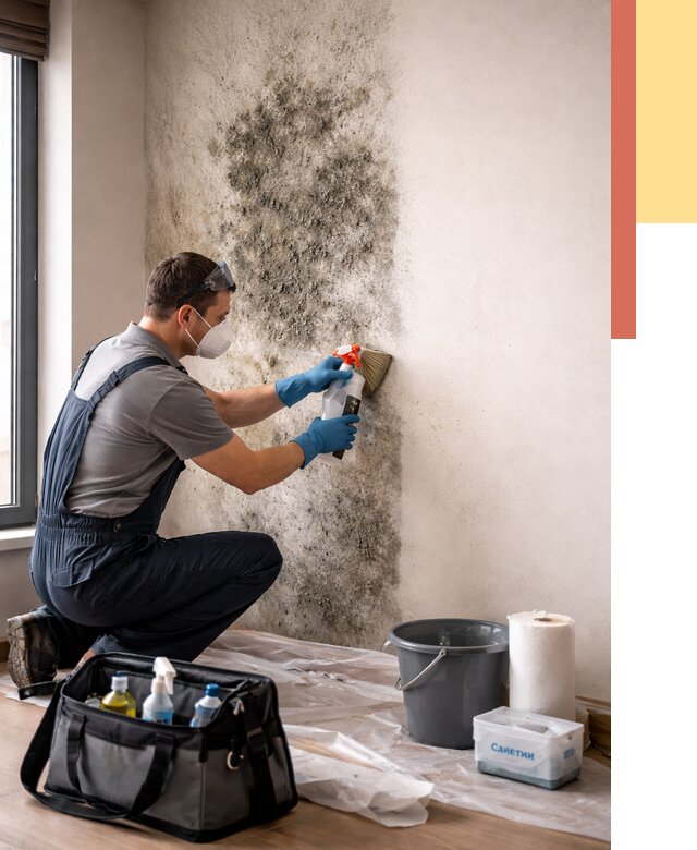 Удаление плесени со стен в Бугуруслане от 2191 руб. — быстро и недорого | ОТДЕЛОЧНИК-Бгр