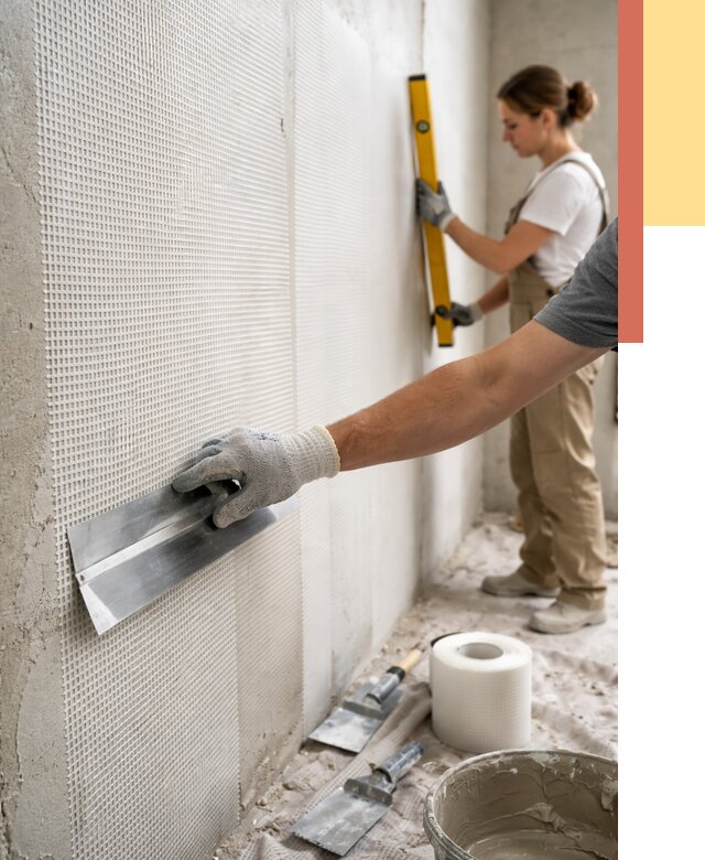 Армирование стен стеклосеткой в Бугуруслане от 3261 руб. под ключ | ОТДЕЛОЧНИК-Бгр