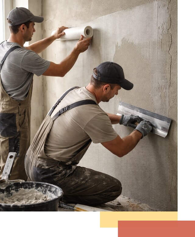 Армирование стен стеклосеткой в Бугуруслане для прочной отделки