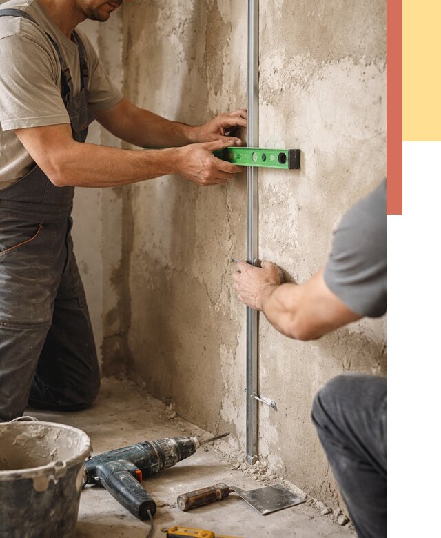 Установка штукатурных маяков в Бугуруслане от 7133 руб. — быстро и недорого | ОТДЕЛОЧНИК-Бгр