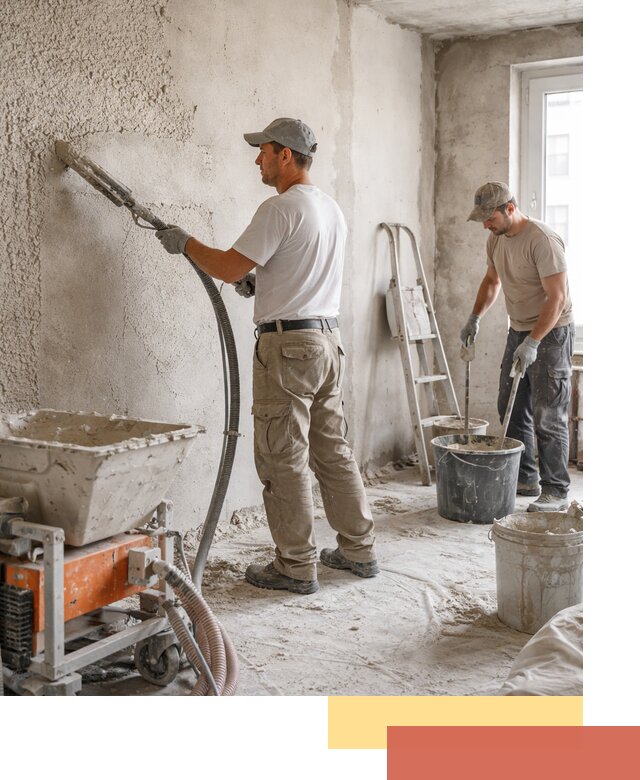 Машинная штукатурка стен в Бугуруслане — быстро и качественно