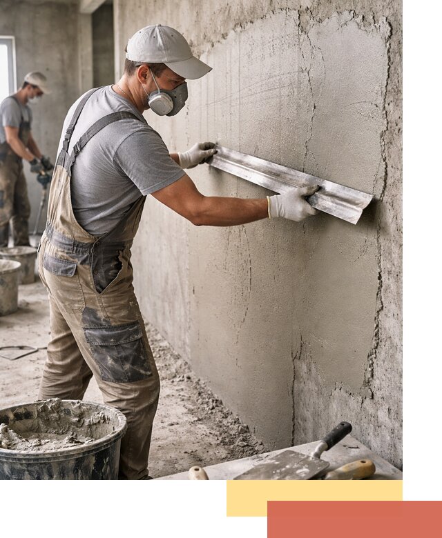 Штукатурка бетонных стен в Бугуруслане качественно и долговечно