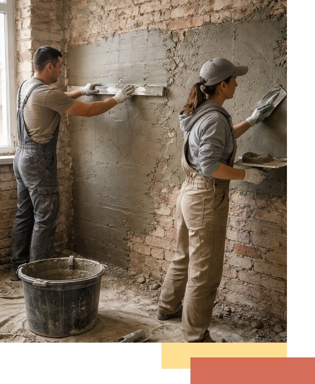 Штукатурка кирпичных стен в Бугуруслане — качественно и надежно