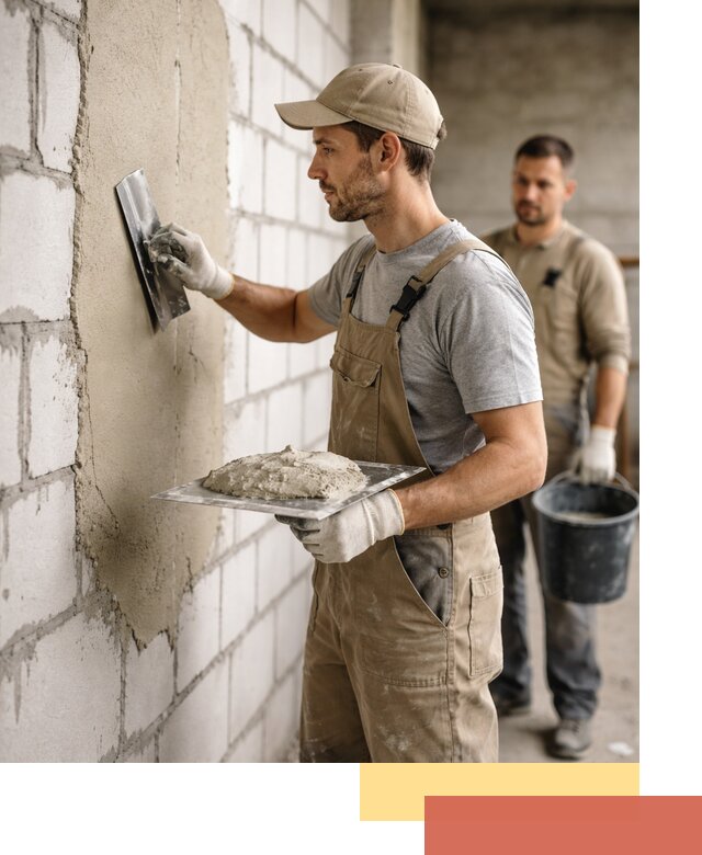 Штукатурка стен из газобетона в Бугуруслане под ключ