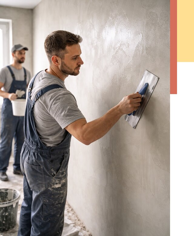 Глянцевание штукатурки стен в Бугуруслане от 7643 руб. — услуги и затирка | ОТДЕЛОЧНИК-Бгр