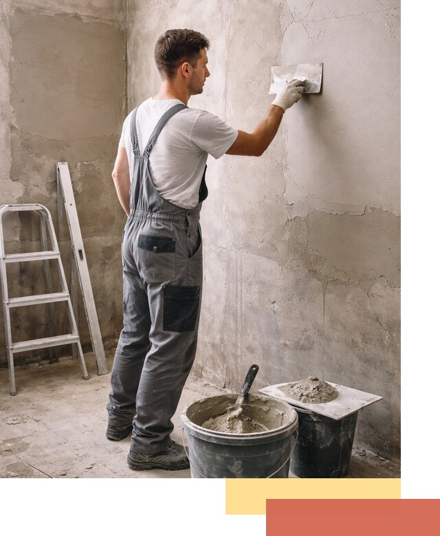 Штукатурка стен в ванной под ключ в Бугуруслане