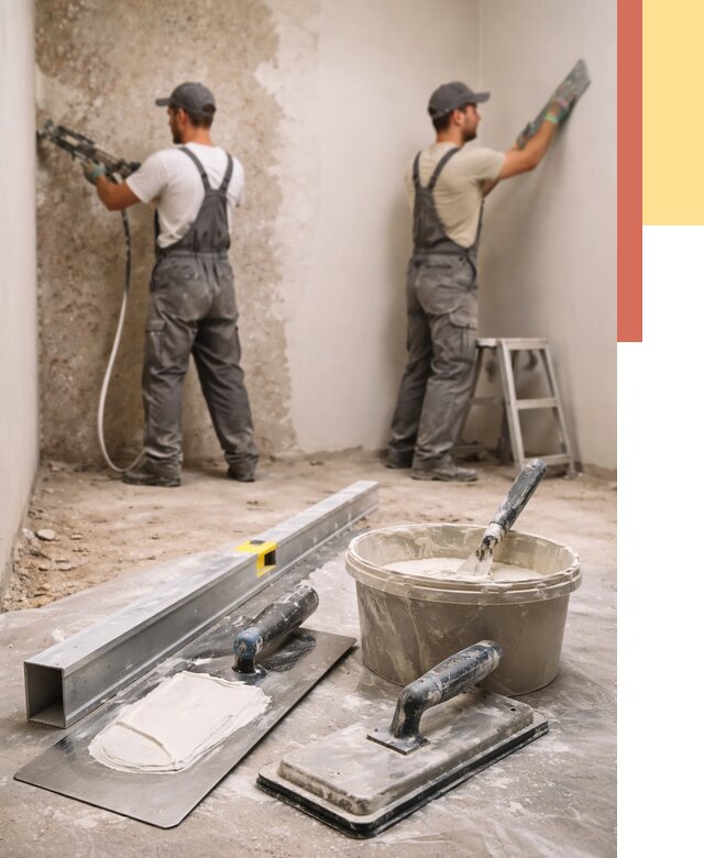 Штукатурка стен под обои в Бугуруслане от 4586 руб./м2 — выравнивание под обои | ОТДЕЛОЧНИК-Бгр