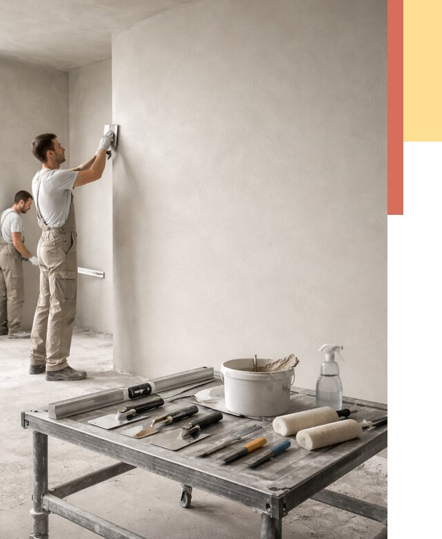 Штукатурка стен под покраску в Бугуруслане от 4586 руб./м² — качественно и недорого | ОТДЕЛОЧНИК-Бгр