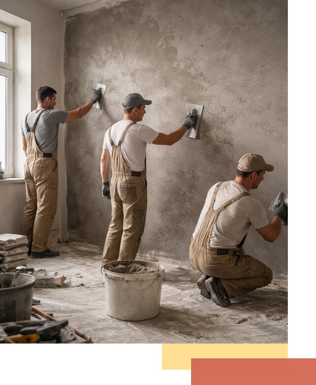 Декоративная штукатурка под бетон в Бугуруслане для стен и потолков