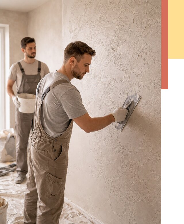 Фактурная штукатурка стен в Бугуруслане от 4280 руб./м² — заказать под ключ | ОТДЕЛОЧНИК-Бгр