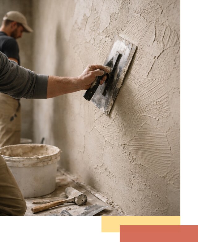 Фактурная штукатурка стен в Бугуруслане — монтаж, отделка, реставрация