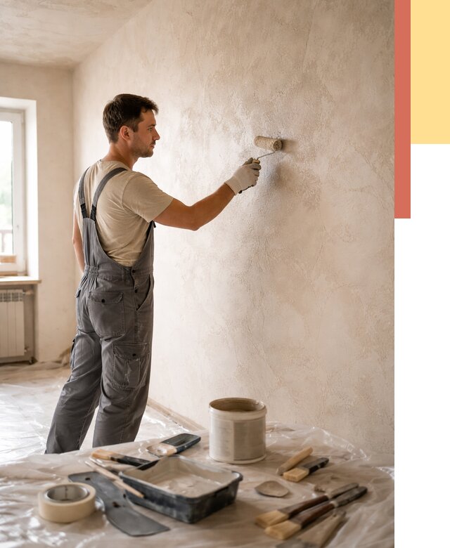 Нанесение лессирующей краски по декоративке в Бугуруслане от 1783 руб. | ОТДЕЛОЧНИК-Бгр