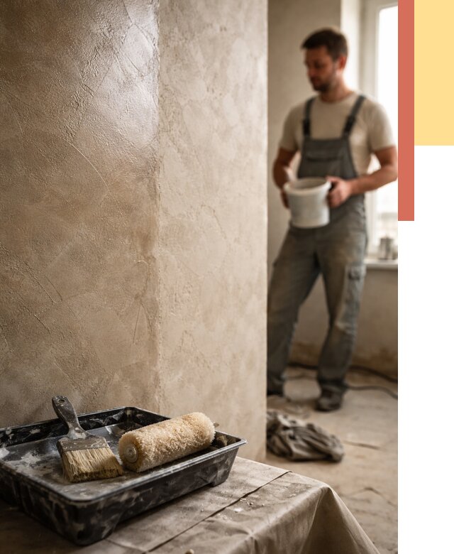 Нанесение воска на штукатурку в Бугуруслане от 3567 руб. | Услуги ОТДЕЛОЧНИК-Бгр