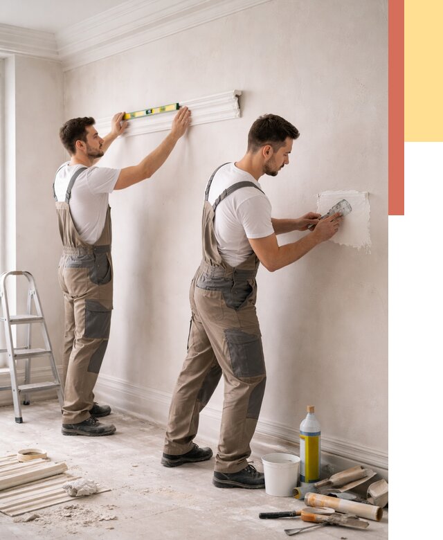 Монтаж лепнины на стены в Бугуруслане от 4586 руб. — недорого, быстро | ОТДЕЛОЧНИК-Бгр