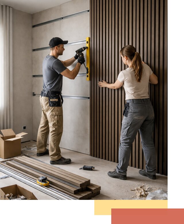 Монтаж реечных панелей на стены в Бугуруслане