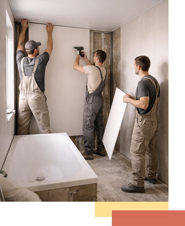 Отделка ванной панели ПВХ профессионально в Бугуруслане