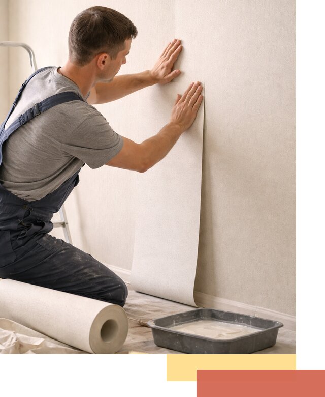 Поклейка флизелиновых обоев в Бугуруслане качественно и быстро