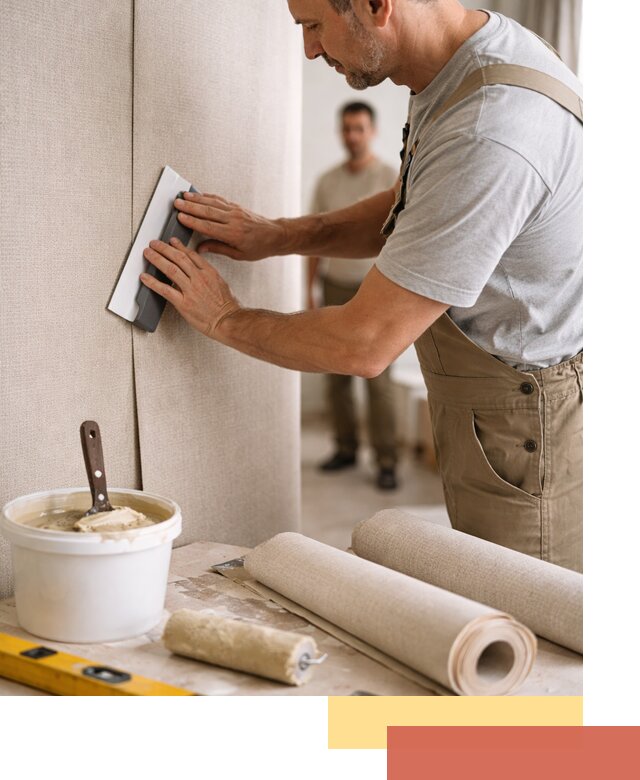 Поклейка текстильных обоев в Бугуруслане профессионально и аккуратно