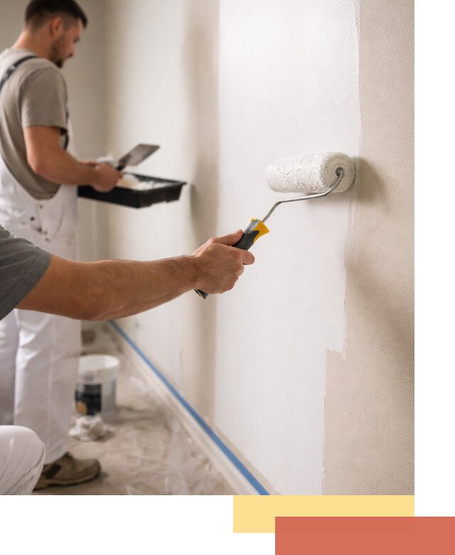 Покраска стен акриловой краской профессионально в Бугуруслане