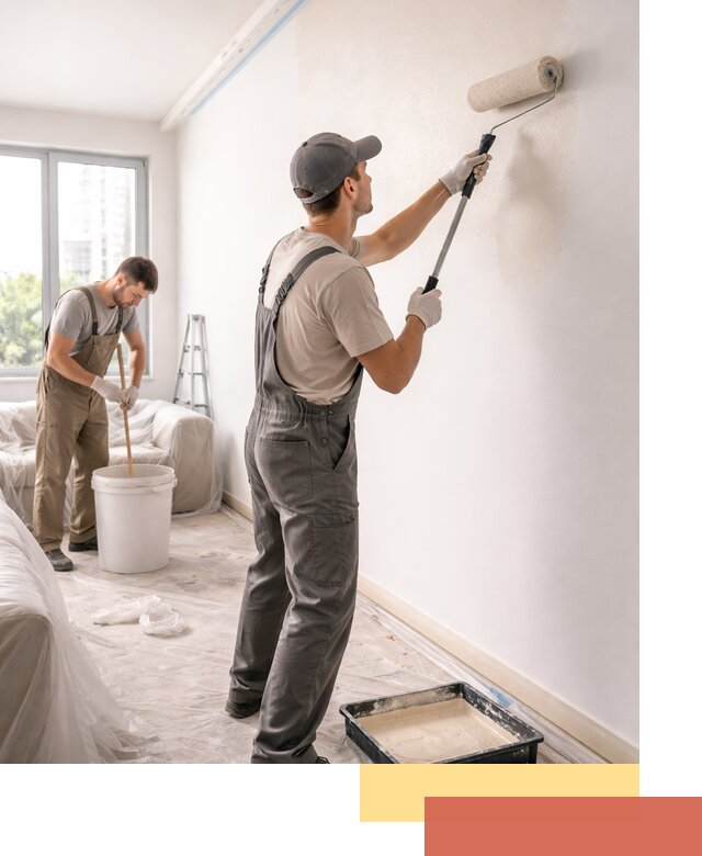 Покраска стен в офисе в Бугуруслане — быстрый и качественный ремонт