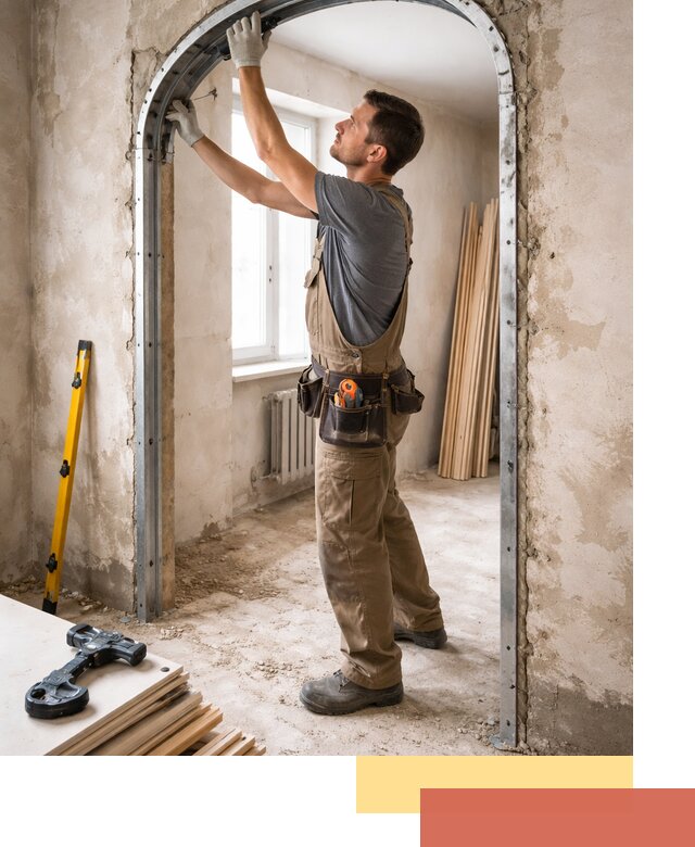 Устройство арочного проема в Бугуруслане под ключ