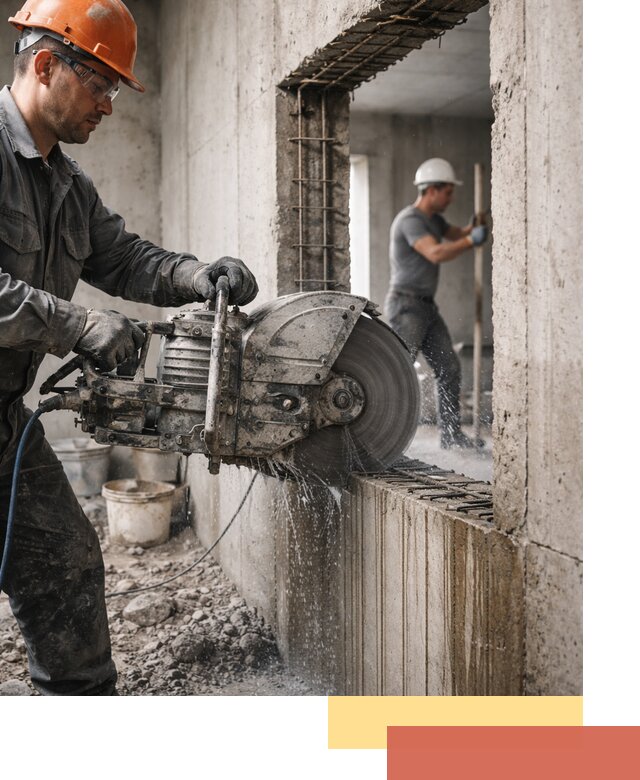 Алмазная резка проемов в Бугуруслане быстро и точно