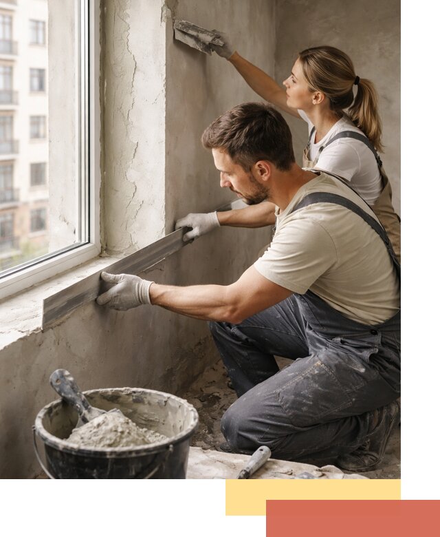 Штукатурка откосов дверей и окон профессионально в Бугуруслане