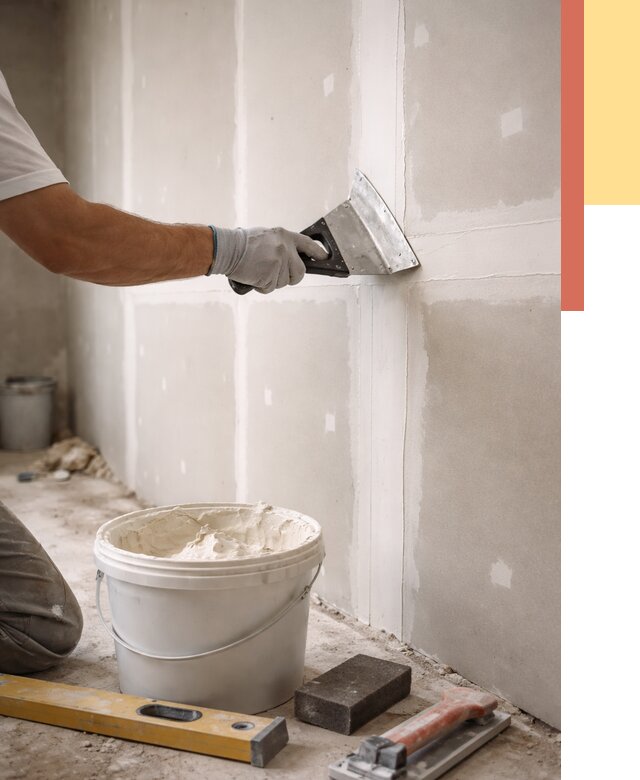 Шпаклевка перегородок из гипсокартона в Бугуруслане от 2548 руб. — услуги ОТДЕЛОЧНИК-Бгр