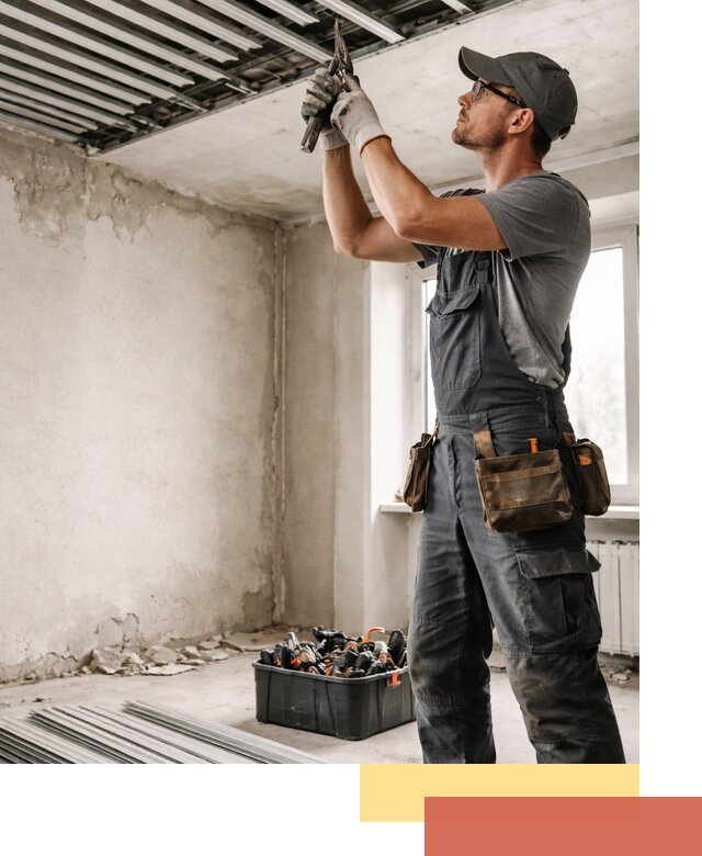 Демонтаж реечного потолка в Бугуруслане быстро и аккуратно