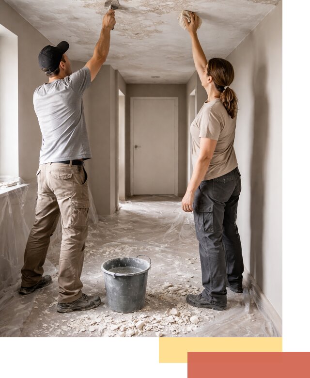 Удаление побелки с потолка в Бугуруслане — быстро и аккуратно