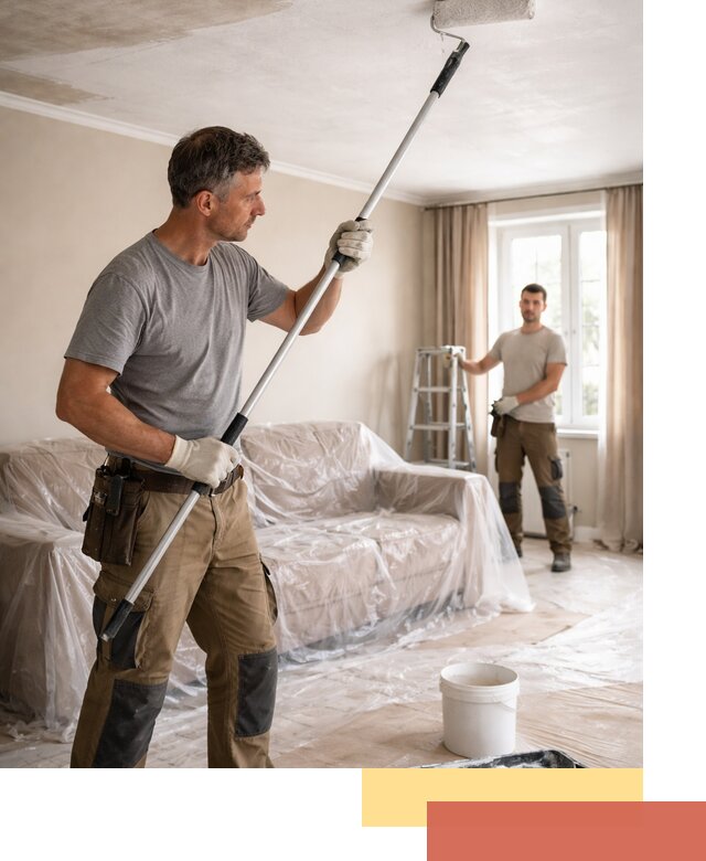 Грунтовка потолка в Бугуруслане — подготовка под покраску и отделку