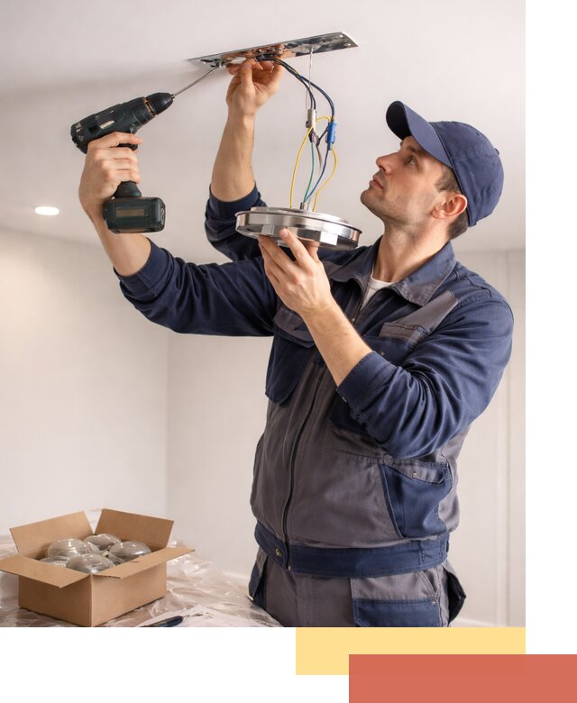 Установка люстры в натяжной потолок в Бугуруслане