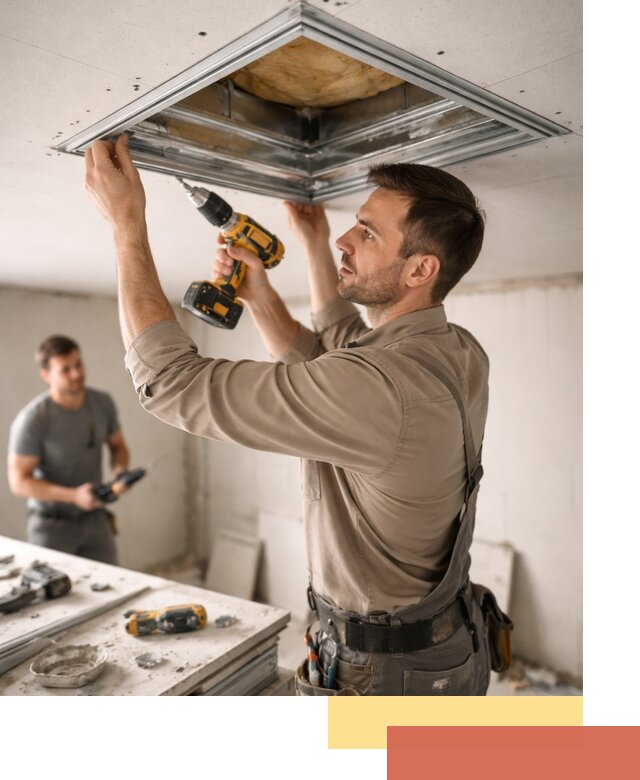 Монтаж люка в потолок из ГКЛ в Бугуруслане