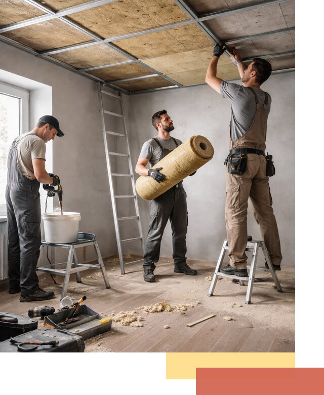 Шумоизоляция потолка в Бугуруслане: профессиональный монтаж и отделка