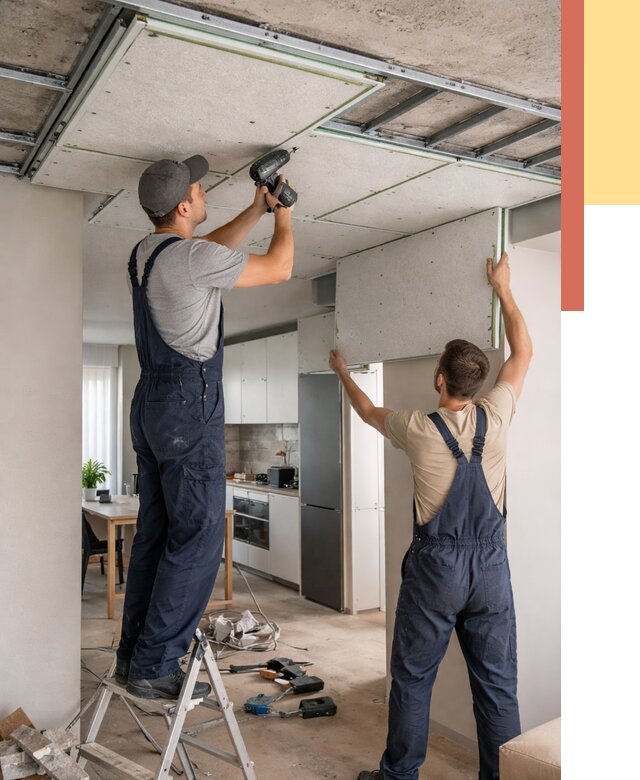 Шумоизоляция потолка панелями зипс в Бугуруслане от 1885 руб. под ключ | ОТДЕЛОЧНИК-Бгр